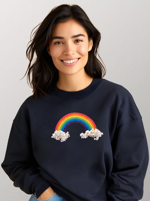 Sudadera Mujer - CANDY RAINBAW - Kiabi Sudadera Mujer - CANDY RAINBAW - Kiabi