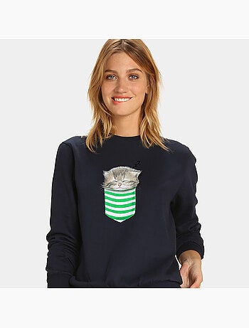 Sudadera Mujer - CAT IN THE POCKET