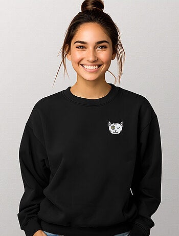 Sudadera Mujer - CHAT CLIN DOEIL CŒUR