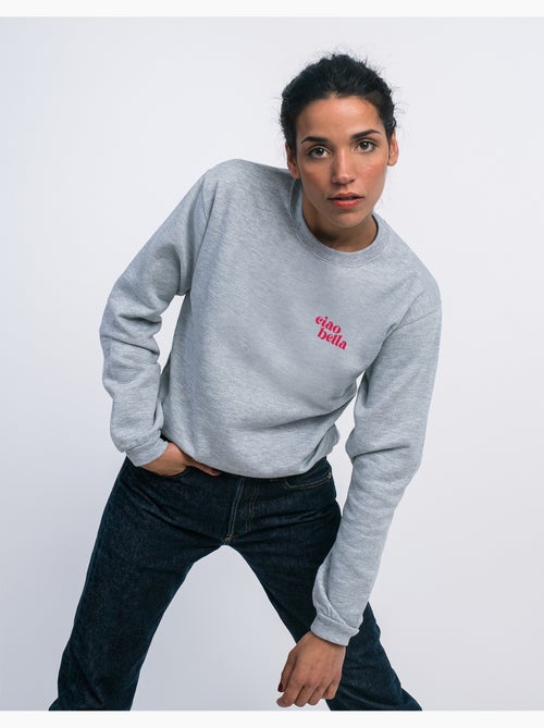 Sudadera Mujer - CIAO BELLA CŒUR - Kiabi Sudadera Mujer - CIAO BELLA CŒUR - Kiabi