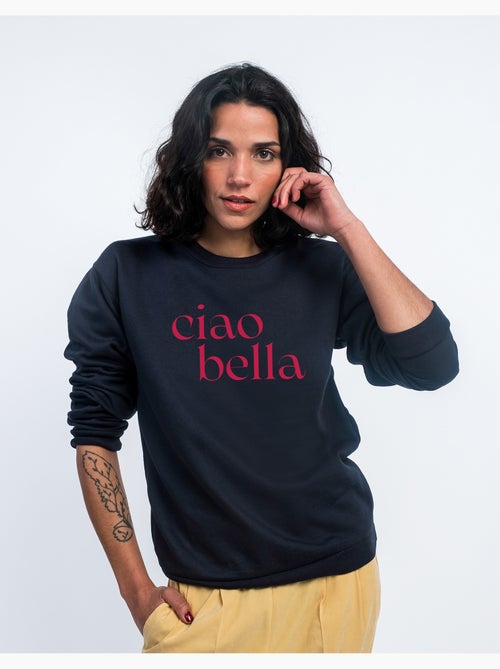 Sudadera Mujer - CIAO BELLA MPT - Kiabi Sudadera Mujer - CIAO BELLA MPT - Kiabi