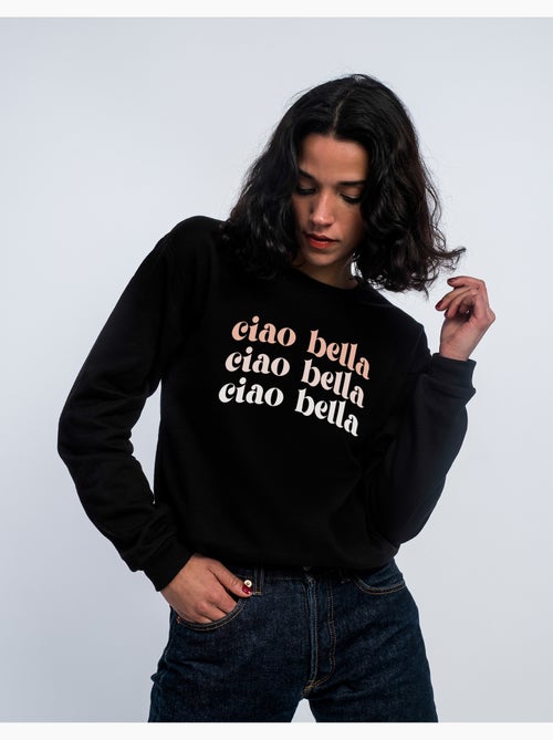 Sudadera Mujer - CIAO BELLA - Kiabi Sudadera Mujer - CIAO BELLA - Kiabi