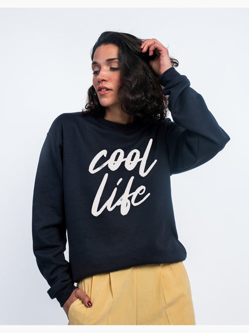 Sudadera Mujer - COOL LIFE WAF - Kiabi