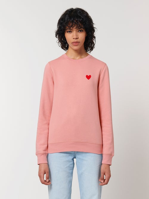Sudadera Mujer - DESSIN PETIT COEUR - Kiabi Sudadera Mujer - DESSIN PETIT COEUR - Kiabi