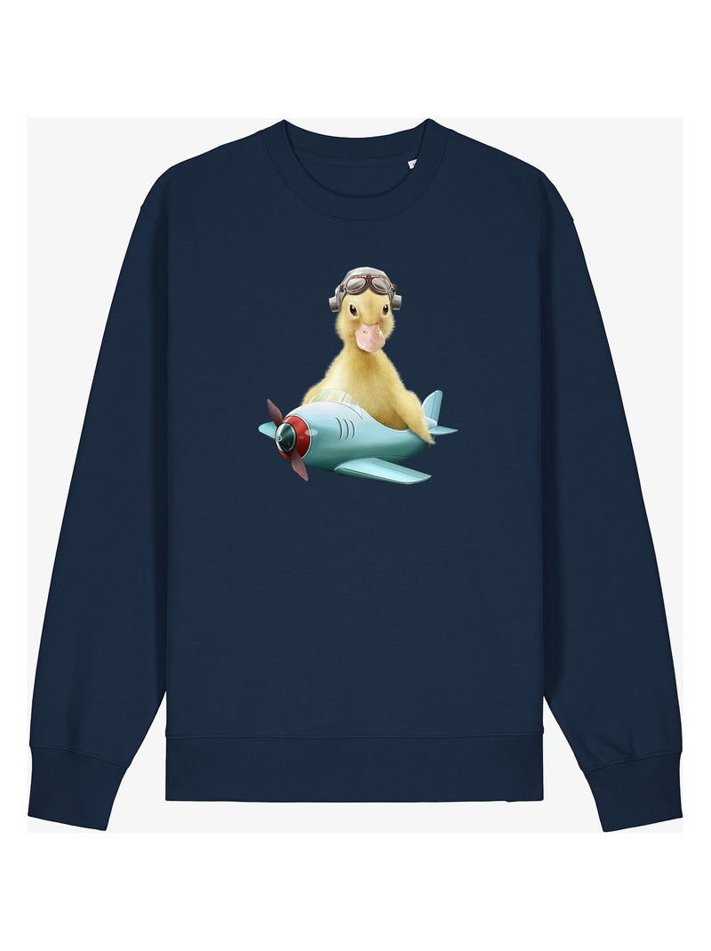 Sudadera Mujer - DUCK PILOT Azul marino - Kiabi