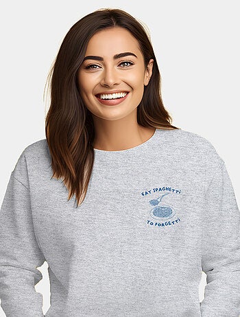 Sudadera Mujer - EAT SPAGHETTI TO FORGETTI