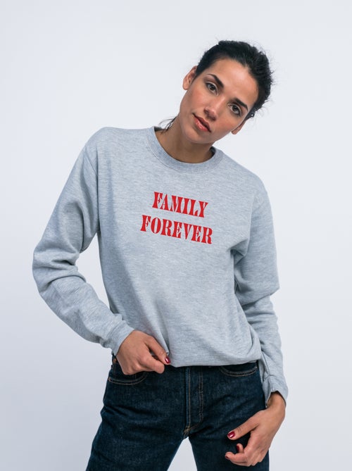 Sudadera Mujer - FAMILY FOREVER - Kiabi
