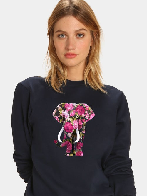 Sudadera Mujer - FLORAL ELEPHANT - Kiabi Sudadera Mujer - FLORAL ELEPHANT - Kiabi