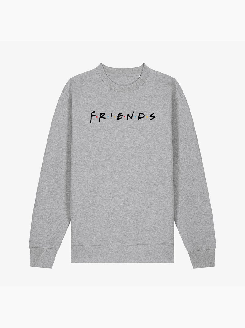 Sudadera Mujer - FRIENDS LOGO BLACK Gris jaspeado - Kiabi