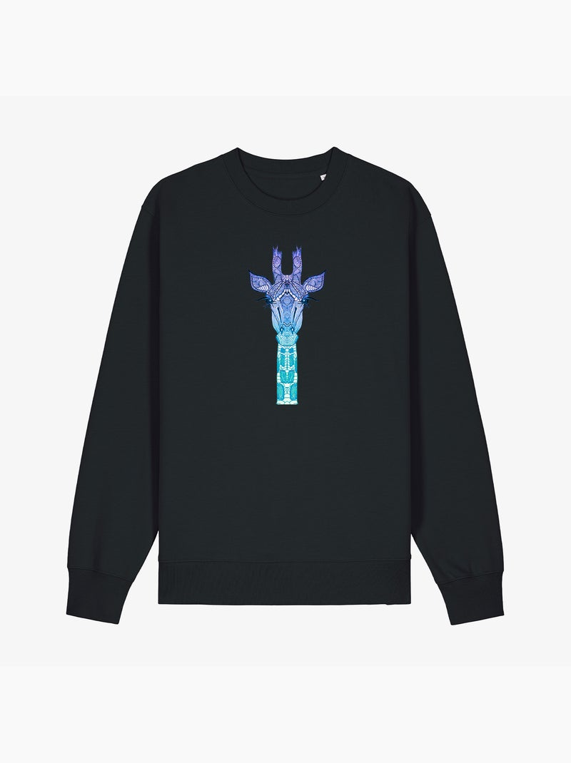 Sudadera Mujer - GIRAFFE MINT Negro - Kiabi