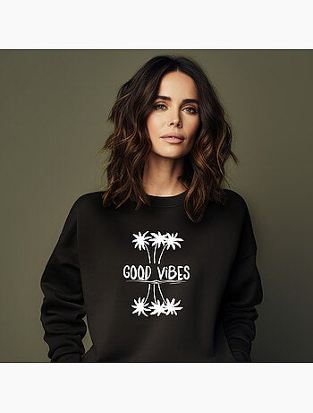 Sudadera Mujer - GOOD VIBES