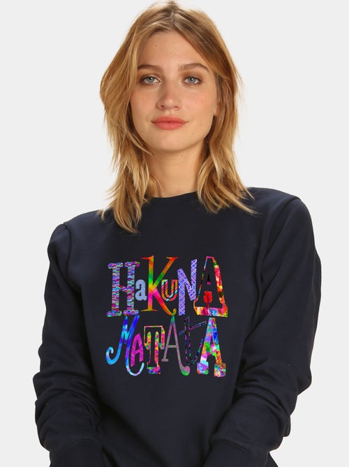 Sudadera Mujer - HAKUNA MATATA COLOR - Kiabi