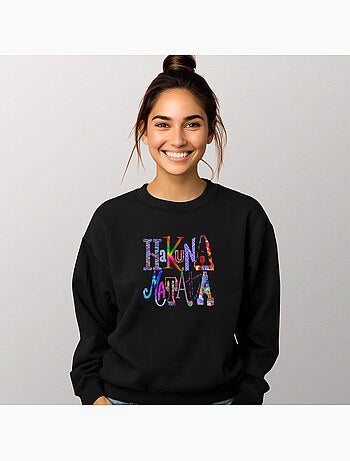 Sudadera Mujer - HAKUNA MATATA COLOR