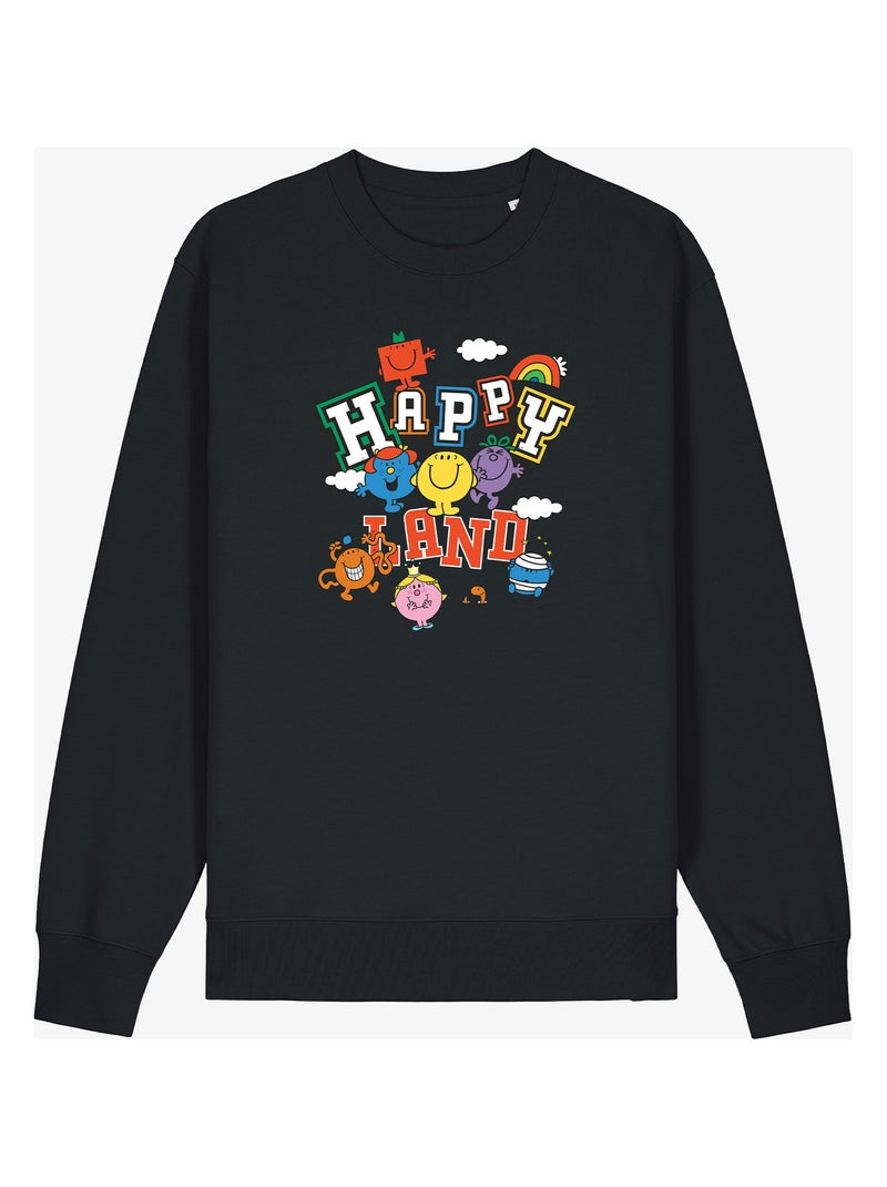 Sudadera Mujer - HAPPY LAND Negro - Kiabi