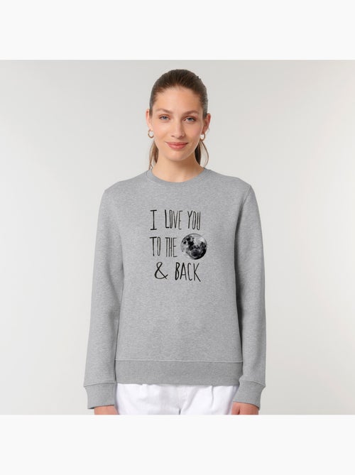 Sudadera Mujer - I LOVE YOU TO THE MOON - Kiabi