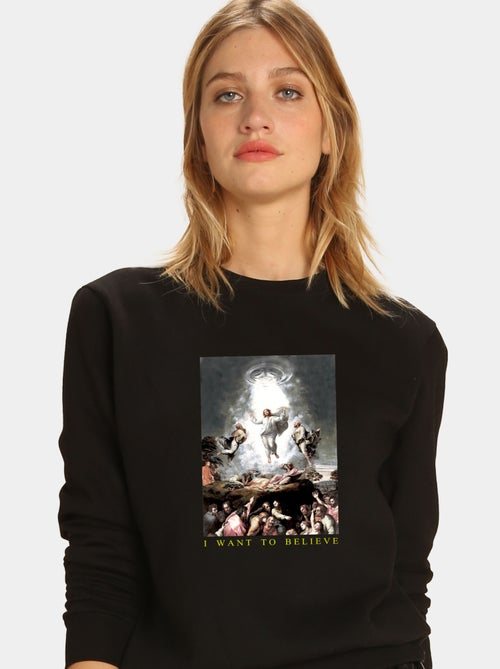 Sudadera Mujer - I WANT TO BELIEVE - Kiabi