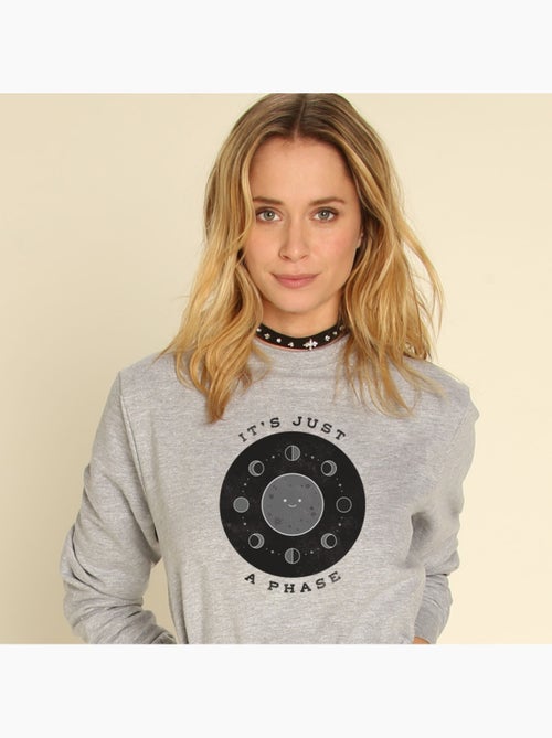 Sudadera Mujer - IT S JUST A PHASE - Kiabi Sudadera Mujer - IT S JUST A PHASE - Kiabi