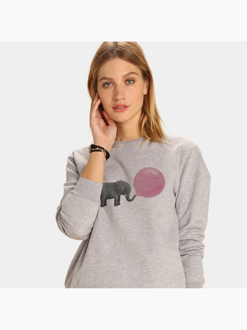 Sudadera Mujer - JUMBO BUBBLE GUM - Kiabi