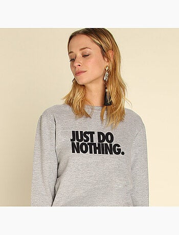 Sudadera Mujer - JUST DO NOTHING