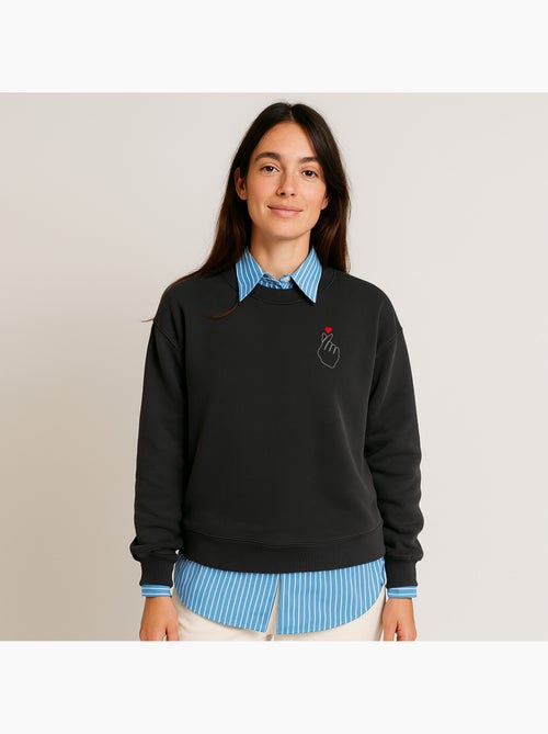 Sudadera Mujer - K LOVE CŒUR - Kiabi
