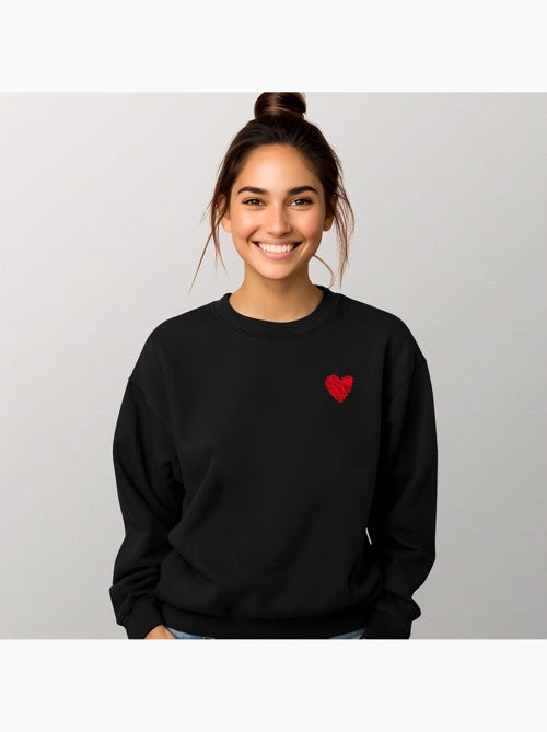 Sudadera Mujer - LITTLE HEART - Kiabi