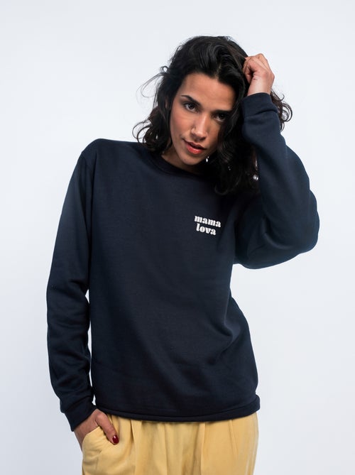Sudadera Mujer - MAMA LOVA CŒUR ROUGE - Kiabi Sudadera Mujer - MAMA LOVA CŒUR ROUGE - Kiabi