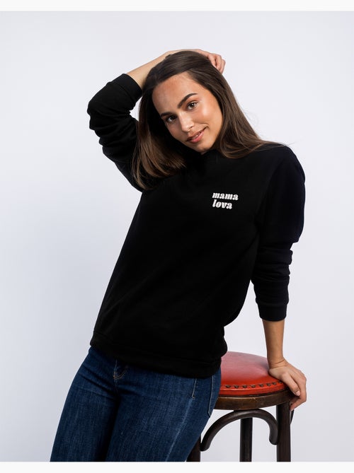 Sudadera Mujer - MAMA LOVA CŒUR ROUGE - Kiabi