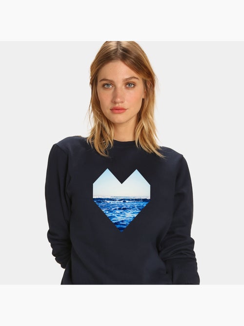 Sudadera Mujer - OCEAN HEART - Kiabi Sudadera Mujer - OCEAN HEART - Kiabi