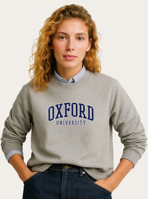 Sudadera Mujer - OXFORD UNIVERSITY 2 - Kiabi Sudadera Mujer - OXFORD UNIVERSITY 2 - Kiabi