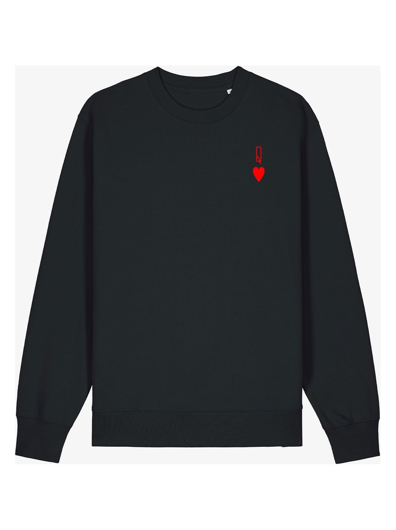 Sudadera Mujer - QUEEN Negro - Kiabi