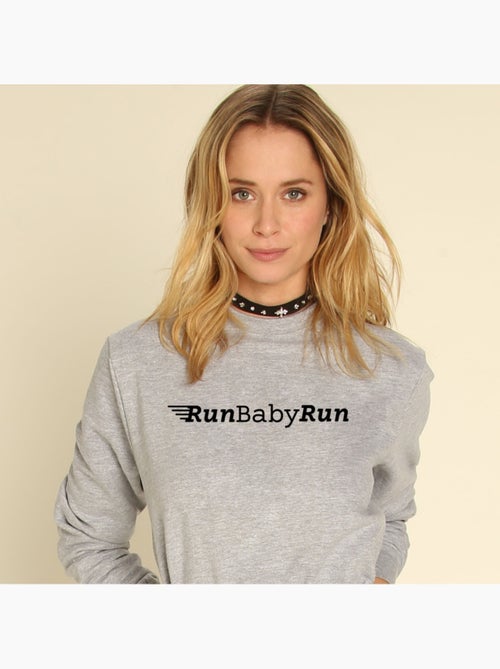 Sudadera Mujer - RUN BABY RUN - Kiabi Sudadera Mujer - RUN BABY RUN - Kiabi