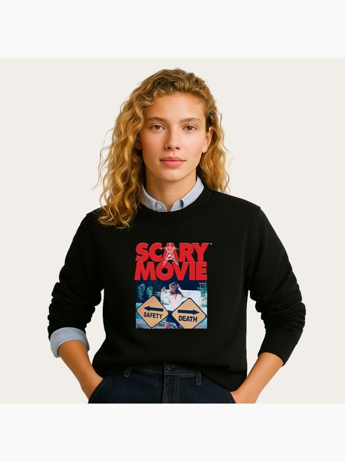 Sudadera Mujer - SCARY MOVIE OFFICIAL SAFETY VS DEATH - Kiabi Sudadera Mujer - SCARY MOVIE OFFICIAL SAFETY VS DEATH - Kiabi