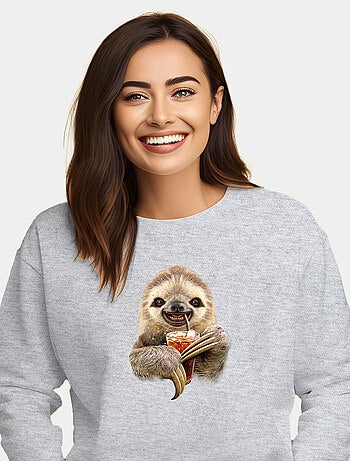 Sudadera Mujer - SLOTH AND DRINK