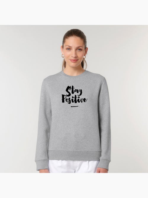 Sudadera Mujer - STAY POSITIVE - Kiabi Sudadera Mujer - STAY POSITIVE - Kiabi