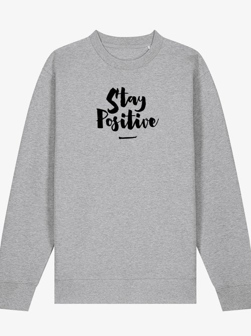 Sudadera Mujer - STAY POSITIVE - Kiabi Sudadera Mujer - STAY POSITIVE - Kiabi