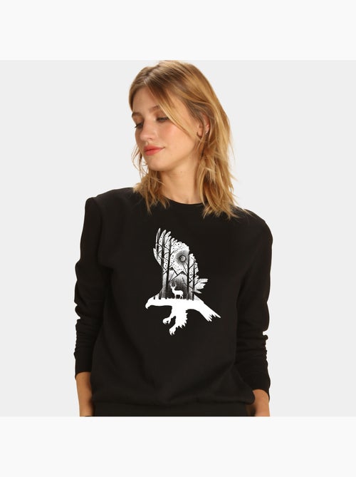 Sudadera Mujer - THE EAGLE AND THE DEER - Kiabi Sudadera Mujer - THE EAGLE AND THE DEER - Kiabi