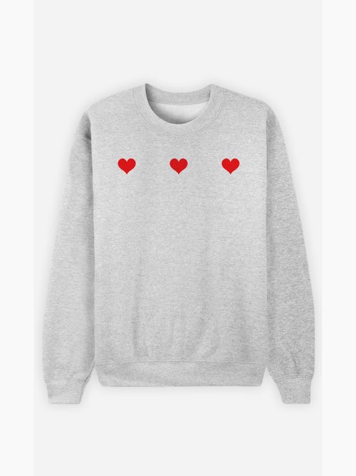 Sudadera Mujer - TROIS PETITS COEURS - Kiabi Sudadera Mujer - TROIS PETITS COEURS - Kiabi