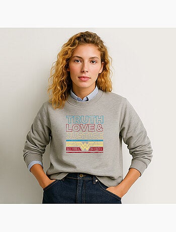 Sudadera Mujer - TRUTH LOVE & JUSTICE WONDER WOMAN