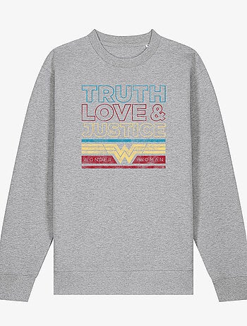 Sudadera Mujer - TRUTH LOVE & JUSTICE WONDER WOMAN