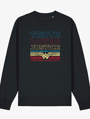 Sudadera Mujer - TRUTH LOVE & JUSTICE WONDER WOMAN