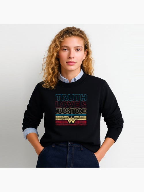 Sudadera Mujer - TRUTH LOVE & JUSTICE WONDER WOMAN - Kiabi Sudadera Mujer - TRUTH LOVE & JUSTICE WONDER WOMAN - Kiabi