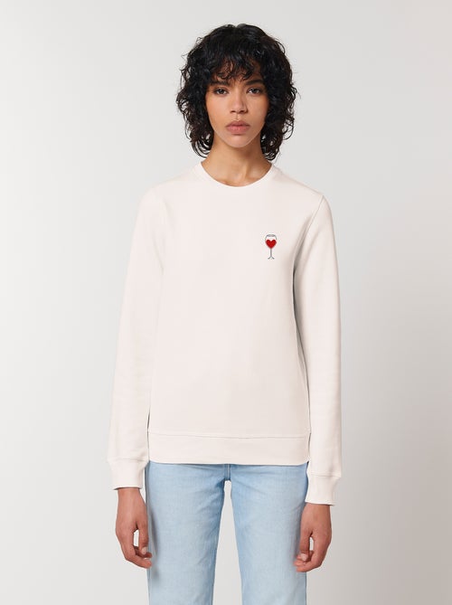 Sudadera Mujer - VERRE VIN - Kiabi Sudadera Mujer - VERRE VIN - Kiabi