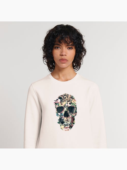 Sudadera Mujer - VINTAGE SKULL - Kiabi Sudadera Mujer - VINTAGE SKULL - Kiabi