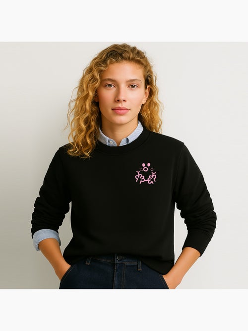Sudadera Mujer - VISAGE MADAME CŒUR - Kiabi Sudadera Mujer - VISAGE MADAME CŒUR - Kiabi