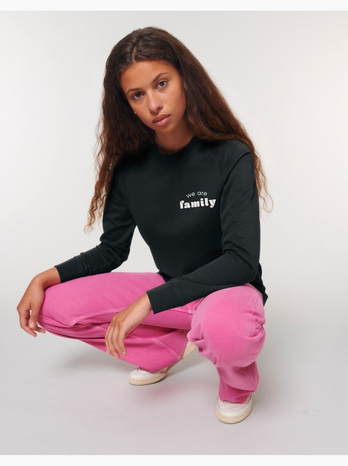 Sudadera Mujer - WE ARE FAMILY COEUR - Kiabi