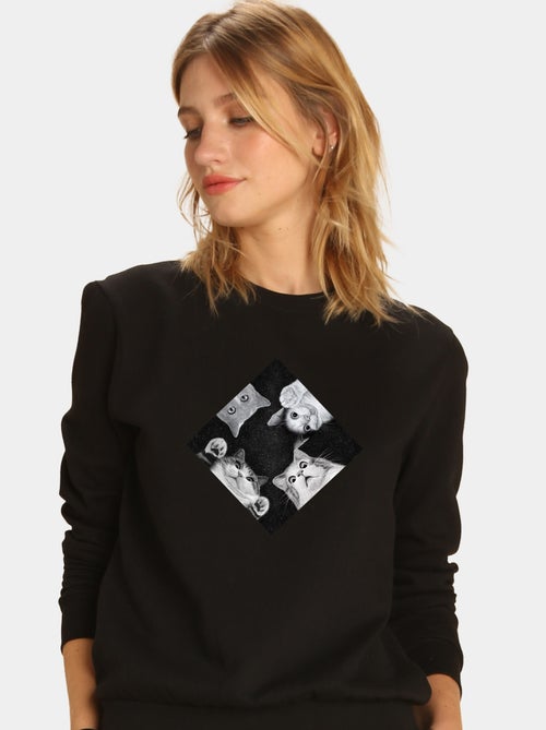 Sudadera Mujer - WHEM YOU ARE KITTEN - Kiabi