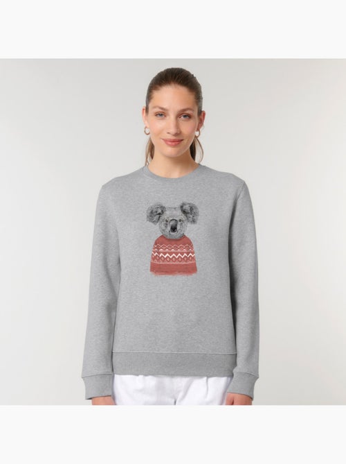 Sudadera Mujer - WINTER KOALA RED - Kiabi Sudadera Mujer - WINTER KOALA RED - Kiabi
