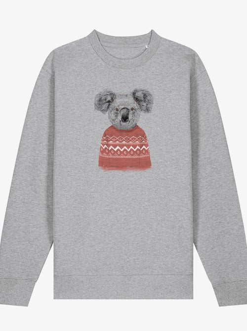 Sudadera Mujer - WINTER KOALA RED - Kiabi Sudadera Mujer - WINTER KOALA RED - Kiabi