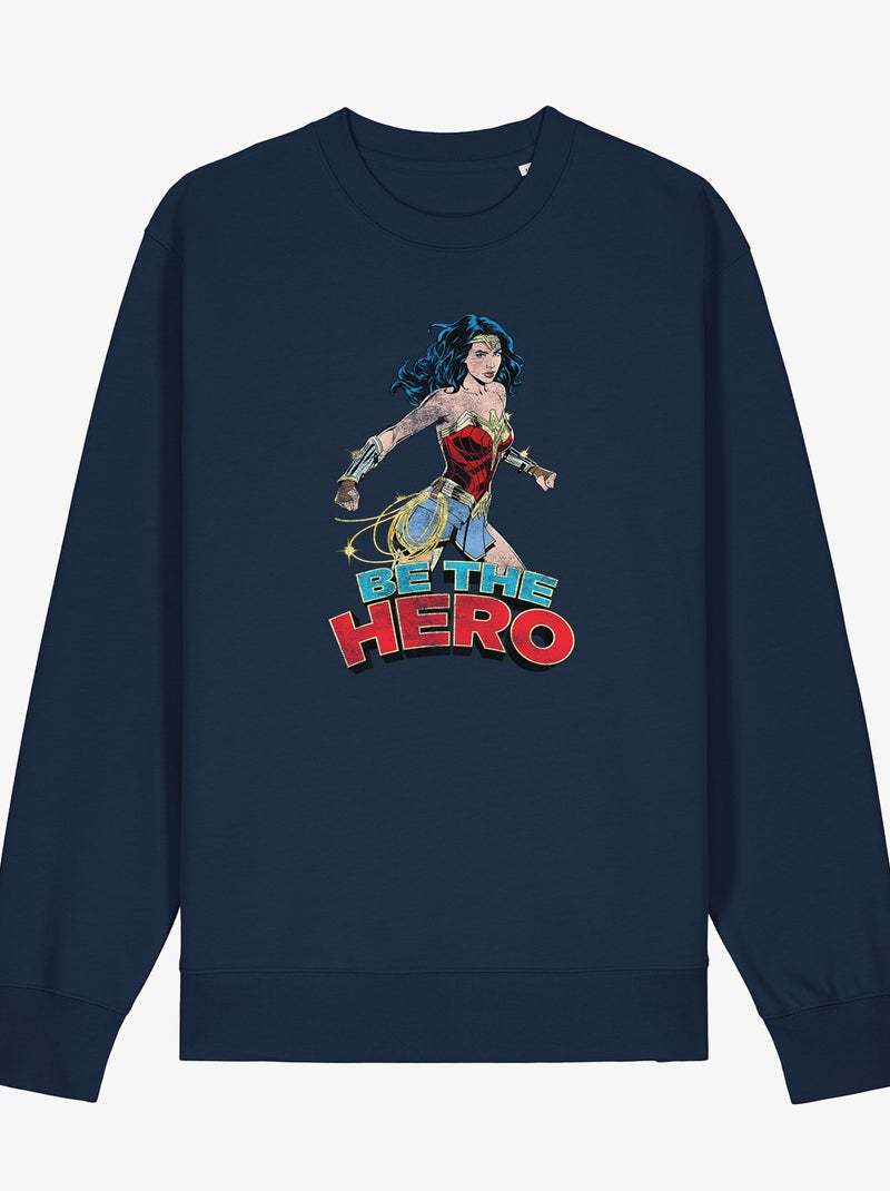 Sudadera Mujer - WONDER WOMAN BE THE HERO 2 Azul marino - Kiabi