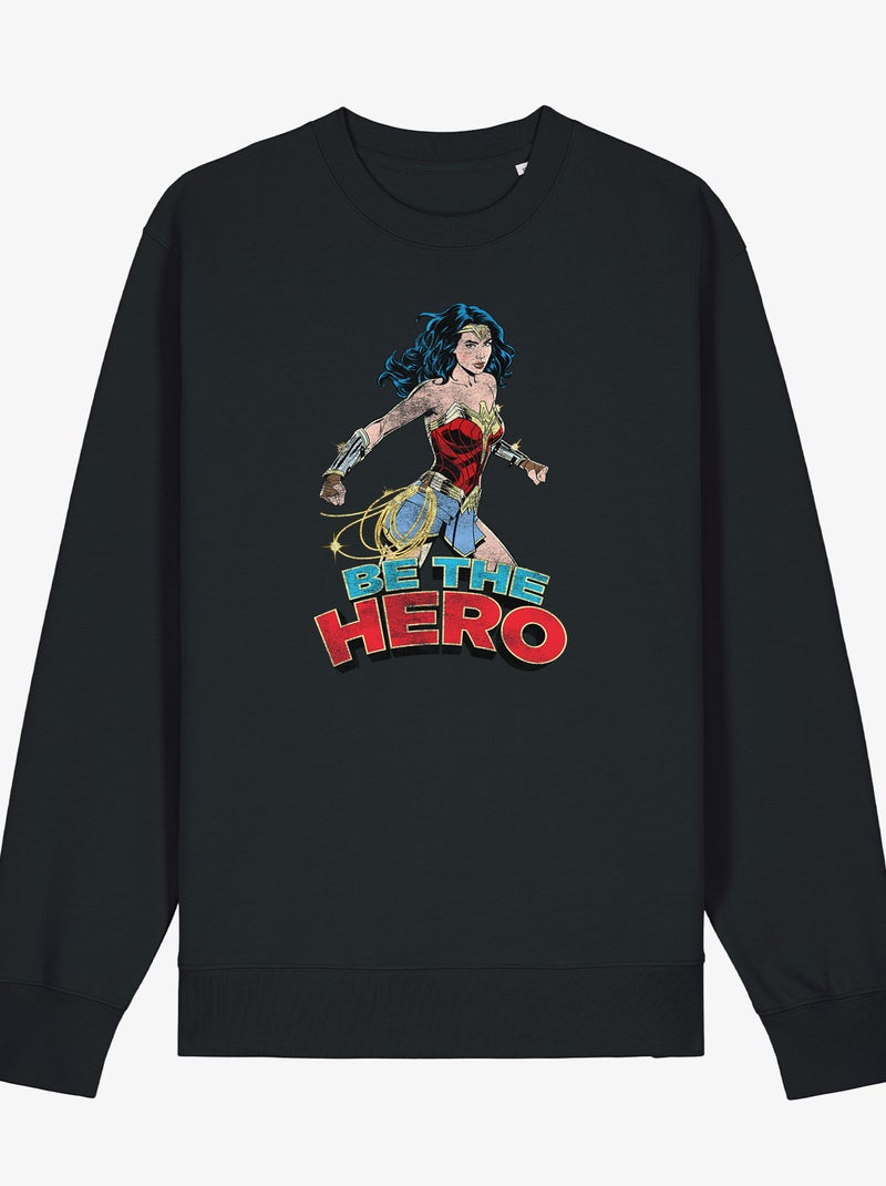 Sudadera Mujer - WONDER WOMAN BE THE HERO 2 Negro - Kiabi